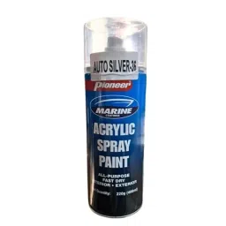 Pioneer 400ml Auto Silver Matte Marine Acrylic Spray Paint-image-83