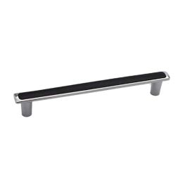 RAB 160mm Zinc Black Chrome Finish Drawer Pull Handle, SP-036 (Pack of 3)-image-57