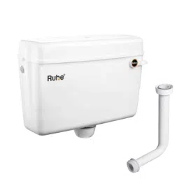 Ruhe 9 Litre PVC White Flushing Cistern, 18-0402-01-picture-41