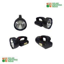 Solar Universe India 10W Super Bright LED Torch Light with Inbuilt Battery, Solar Panel &a; 18 hr Backup, GLJ110 image 3