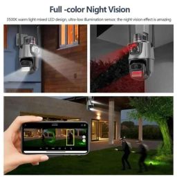 Cybernautt Y4B 4MP Dual HD Pan Tilt Smart Wi-Fi Camera with Motion Detect, Night Vision Human/Vehicle Detect, 2 Way Audio &a; Free 64GB Memory Card image 5