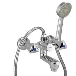Mayur Ocich Flaro 2 Pcs Brass Wall Mount Telephonic Wall Mixer Set with Click Sound Water Diversion Cartridge-image-56
