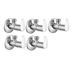 Fastgear Fusion Stainless Steel Silver Chrome Finish Angle Valve, FG1241 (Pack of 5)-picture-21