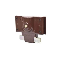 Europa 12mm 14 Pin Powdered Brown Center Shutter Lock, S310-39