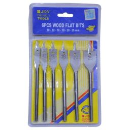 Jon Bhandari Tools 6 Pcs Hardened Steel Wood Flat Drill Bit Set-11