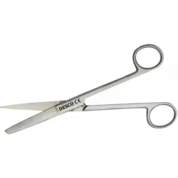 Desco 6 inch Stainless Steel Straight Blunt Sharp Dressing Scissor, SISS 277-image-41
