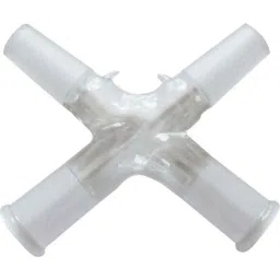 ABGIL B-40 Borosilicate 3.3 Glass Four Way Connecting Adapter, ABG233-picture-29
