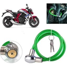 Auto Pearl PVC &a; Plastic Green Heavy Duty Cable Lock for CB1000R Plus, 235-picture-12