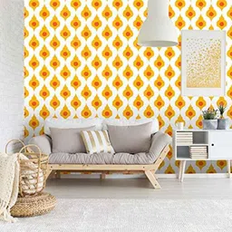 Asian Paints S105Z771A15 EzyCR8 45x300cm Vinyl Multicolor Vibrant Art Water Resistant Self Adhesive Wallpaper, HPCA24334-picture-46