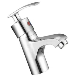Oleanna Desire Brass Silver Chrome Finish Single Lever Basin Mixer-image-38