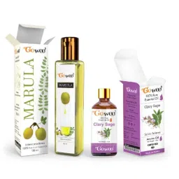 GoWoo 2 Pcs 10ml Natural Clary Sage Aroma Oil &a; 100ml Marula Carrier Oil Set, GWOC418-P15+P176-picture-3