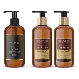 the love co The Love Co. 2149 300ml Oudh Body Wash &a; 300ml Argan Shampoo &a; 300ml Conditioner Combo-picture-49