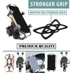 AOW X-Grip Bike Mobile Charger &a; Phone Holder Latest Version for Hero Splendor-37