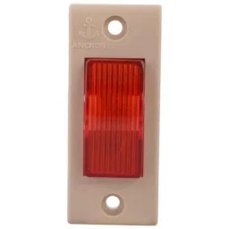 Anchor Penta 240V 1 Module Ivory Neon Night Lamp, 50359 (Pack of 20)-picture-20