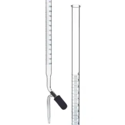 ABGIL 25ml Borosilicate Glass Burette with Single Bore Rota Flow Teflon Key, ABG938-18