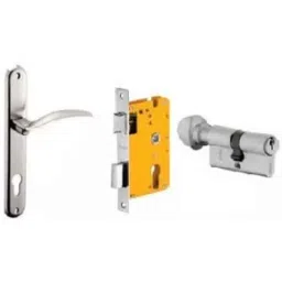 Dorset ML Series Celio 60mm Stainless Steel Door Handle Lock Set with Knob &a; Key, ML CEL-picture-48