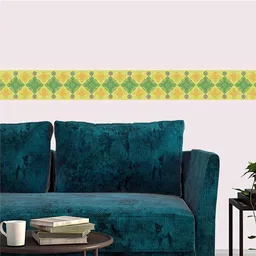 Asian Paints EzyCR8 300x10cm Vinyl Turq Blue Victorian Elements Self Adhesive Wall Border, HPCA25465-picture-14