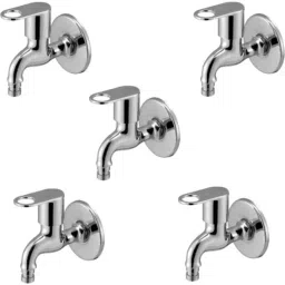 IRIS Prime Brass Chrome Finish Washing Machine Bib Cock (Pack of 5)-32