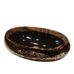 Bassino Art 60x40x15cm Ceramic Black &a; Gold Wash Basin, BTT-1003-F-picture-33