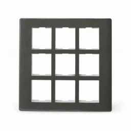 Schneider Electric Zencelo 18 Module Dark Grey Grid &a; Cover Frame, IN84018C(BZ) (Pack of 5)-picture-11