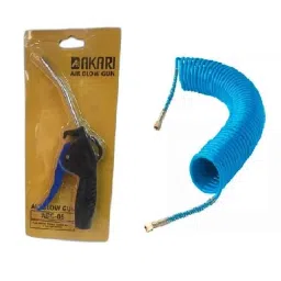 Techno 10m Blue Polyurethane Flexible Recoil Tube &a; Akari ABG-06 Air Blow Gun Combo-picture-30