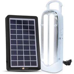 Pick Ur Needs 40W Two Tube Rechargeable Lantern Emergency Light with Solar Panel, EL-571-32
