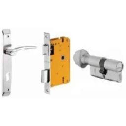 Dorset ML Series Letizia 70mm Stainless Steel Door Handle Lock Set with Coin &a; Knob-picture-43