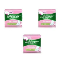 Whisper 15 Pcs White Cotton Disposable Period Panty Packet, Size: Large (Pack of 3)-picture-22