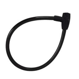 AllExtreme CQ8155 1m Stainless Steel Universal Heavy Duty Black Multipurpose Lock Cable with 2 Security Keys-41