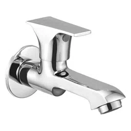 Oleanna GL-08LN Global Brass Silver Chrome Finish Long Nose Bib Cock with Wall Flange-picture-24