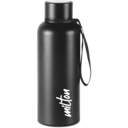 Milton 750ml Stainless Steel 304 Black 24hr Hot &a; Cold Water Bottle, Aura-750-picture-2