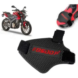 Auto Pearl Red &a; Black Silicone Gear Shift Shoe Protector Shifter Cover for Pulsar 200NSFI-picture-47