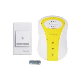 Cona Smyle White Wireless 36 Polyphonic Melodies Ross Remote Bell-image-10