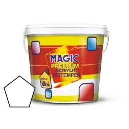 Magic Paints 1101 5kg White Matte Finish Acrylic Distemper Paint-image-26