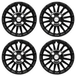 Prigan 4 Pcs 16 inch Polypropylene Glossy Black Wheel Cover Set for Honda BRV, Camry1-Black-16-Brv-picture-25