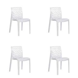Supreme Web Milky White Chairs (Pack Of 4)-picture-49