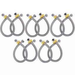 Fastgear 24 inch Stainless Steel Silver Connection Pipe, FG050 (Pack of 10)-image-43