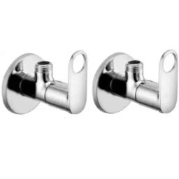 Senkiddpro Prime Stainless Steel Chrome Finish Wall Mounted Angle Cock (Pack of 3)-image-66