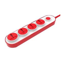 GM 3257 White/Red OOOH 4+1 2M Power Strip-picture-25