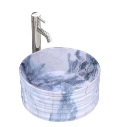 Mozio Rotter Marble 400x400x160mm Ceramic Blue Wash Basin, MZ041-image-59