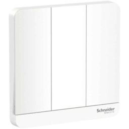 Schneider Electric AvatarOn 16A 250 VAC 1 Way Polycarbonate White 3 Gang LED Switch, E8333L1LED_WE_G8-picture-47