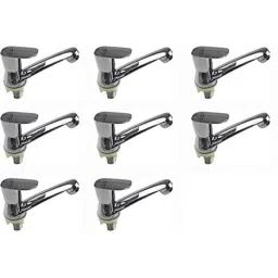Spazio Opal Stainless Steel Chrome Finish Basin Tap (Pack of 8)-picture-11