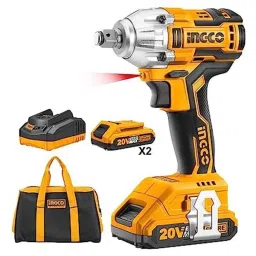 Ingco 20V Lithium-Ion Impact Wrench, CIWLI2001-21