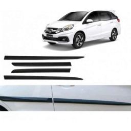 SureStrive 4 Pcs Black Side Door Car Beading Set for Honda Mobilio All Model-33