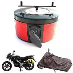 Bike Blazer Gun Metal Black Nylon Taffeta Universal Size Semi-Automatic Bike Body Cover for Bajaj Pulsar 150/180, Pulsar 180F &a; Pulsar NS160-29