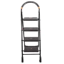Homace 150kg 4 Step Steel  Black Ladder-image-57