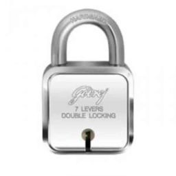 Godrej 50mm Steel Chrome Plated Finish Padlock with 4 Keys-picture-49