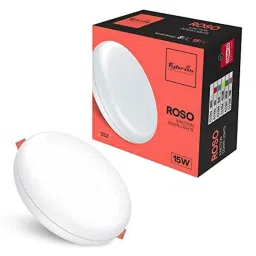 Fybros Roso 15W Polycarbonate White Round Junction LED Downlight, FLS5343A-19