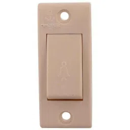 Anchor Penta Cherry 6A 1 Module Ivory Bell Push Switch, 50166 (Pack of 20)-picture-38