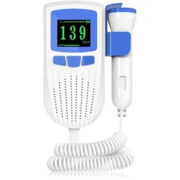 K-Life FD-101 White Heartbeat Rate Detection Monitor with In-Built Speaker Fetal Doppler-17